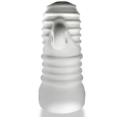 Jackt White Ice Male Stroker Sleeve with Nubs and Ridges Strokers - Manual